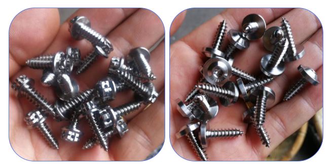 Titanium Self Tapering Bolts