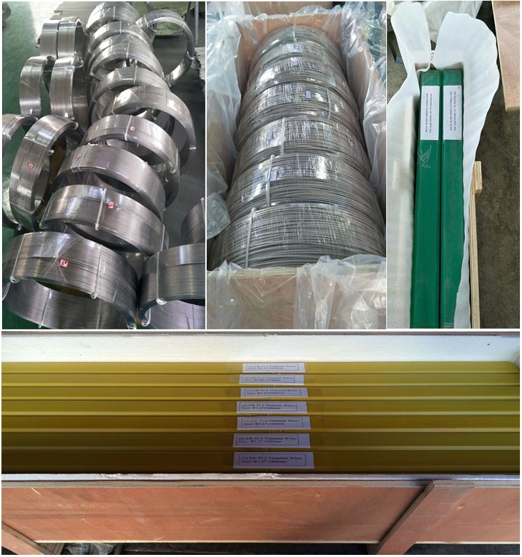 Straight Wire ASTM B863 TIG Titanium Welding Wire/Rod