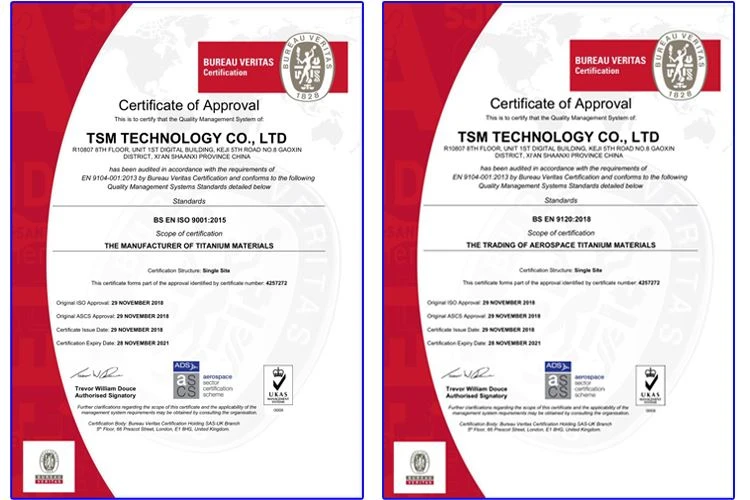 ISO CERTIFICATES