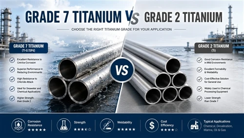 Grade 7 Titanium vs Grade 2 Titanium: What Are the Key Differences?