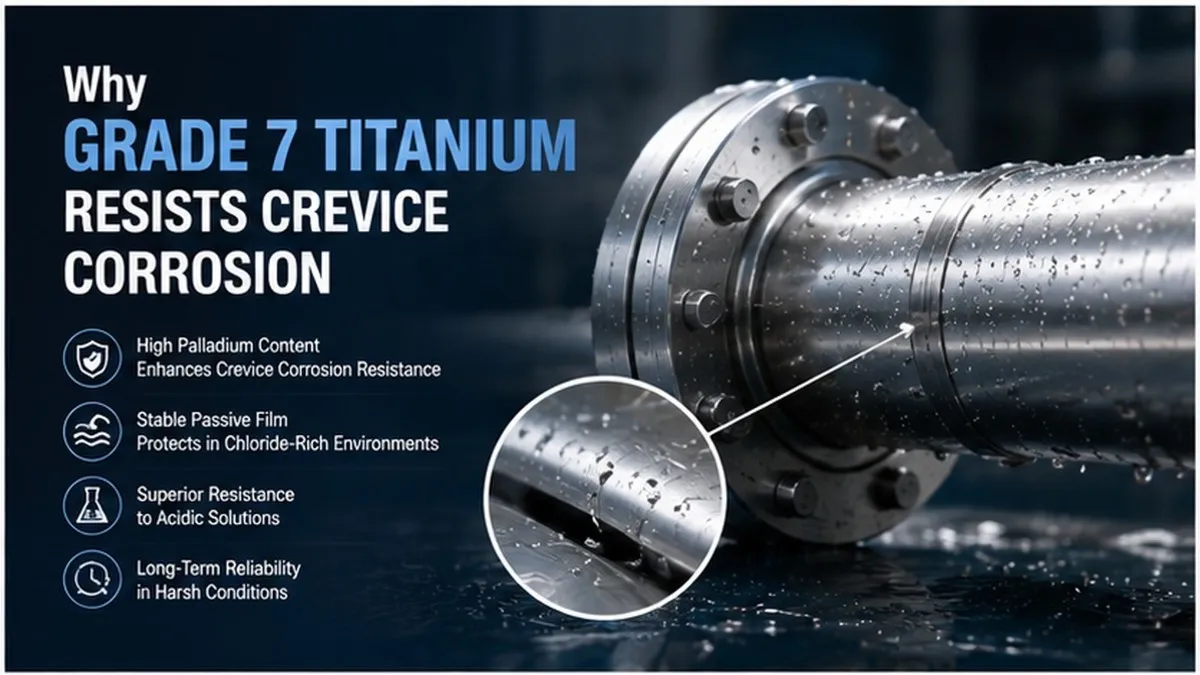 Why Grade 7 Titanium Resists Crevice Corrosion Why Grade 7 Titanium Resists Crevice Corrosion