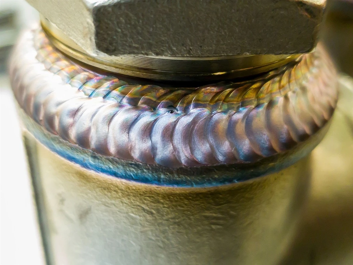 High-purity TIG welding joint High-purity TIG welding joint