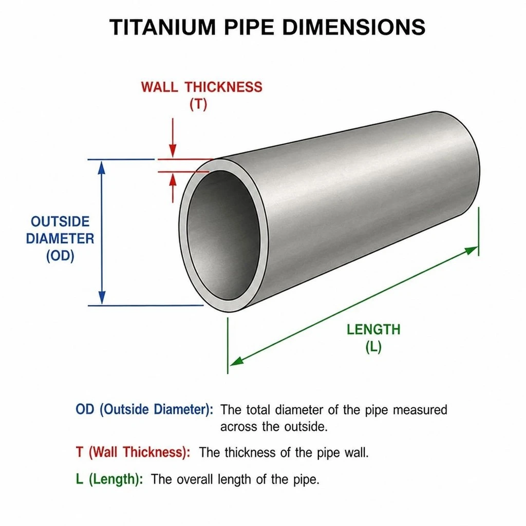 titanium pipe dimensions titanium pipe dimensions