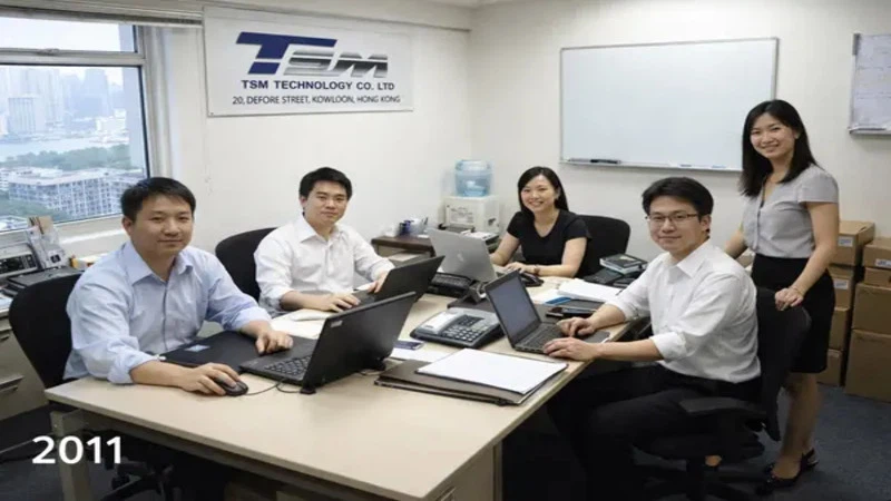 Established in a 50-square-meter office Established in a 50-square-meter office